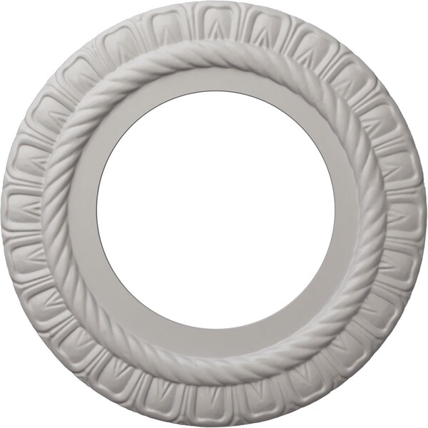 Ekena Millwork Claremont Ceiling Medallion (Fits Canopies up to 7"), 10 5/8"OD x 5 3/4"ID x 1/2"P, Ultra Pure White CM10CLUWF - main